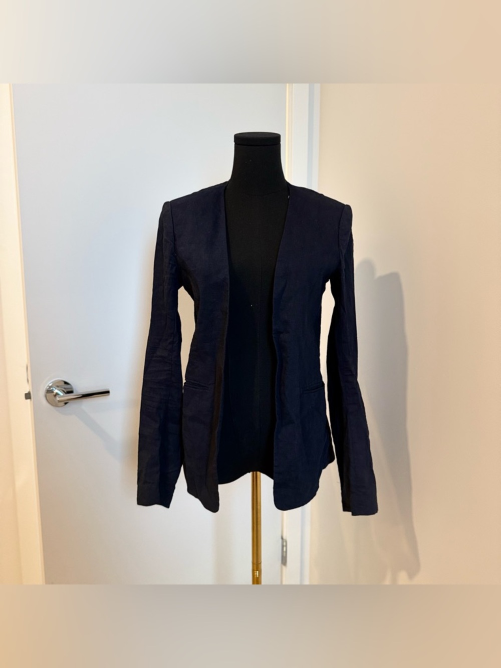 Theory Navy Open-Front Women's Blazer